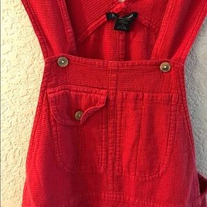 BOSTON PROPER KNIT BIB OVERALLS